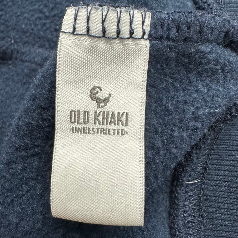 Old Khaki Unrestricted Floral Embroidered Crew Neck Navy Purple Women's Medium - Picture 5 of 6